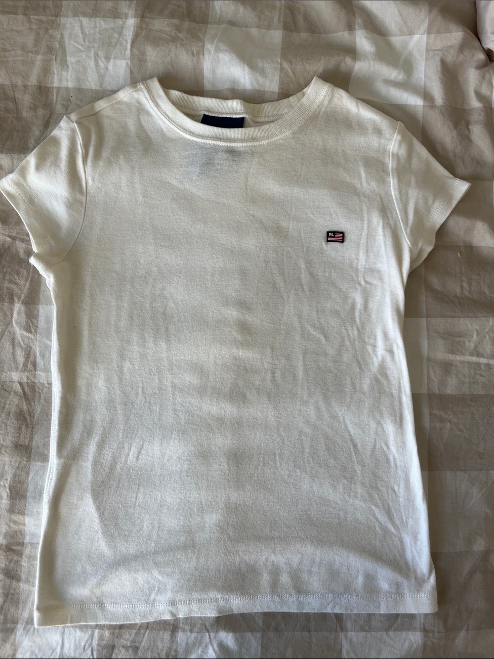 Ralph Lauren Vintage Classic Tee with Mini Flag Patch